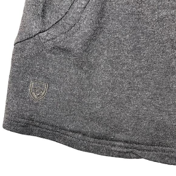 KUHL Pullover Hoodie Charcoal Gray Thumb Holes Modal Blend Style 8031 Size Small - Picture 8 of 13
